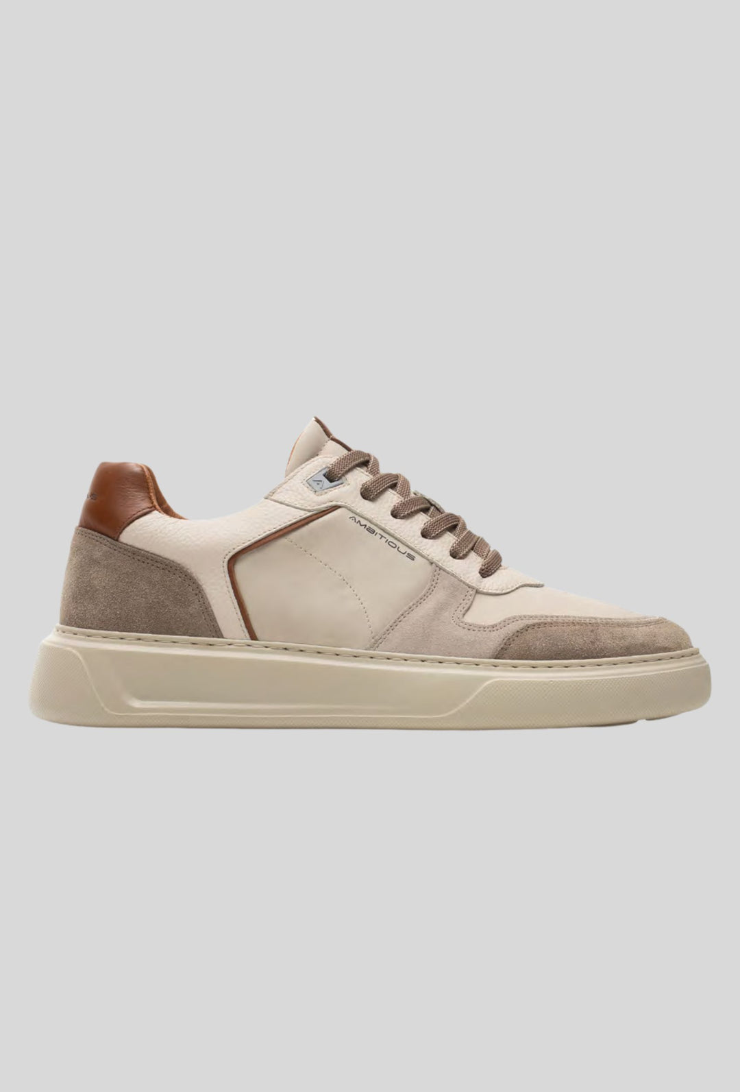 Beige Ambitious suede sneakers for men