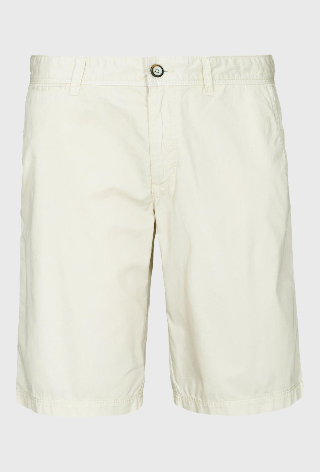 Cotton bermudas in ecru color