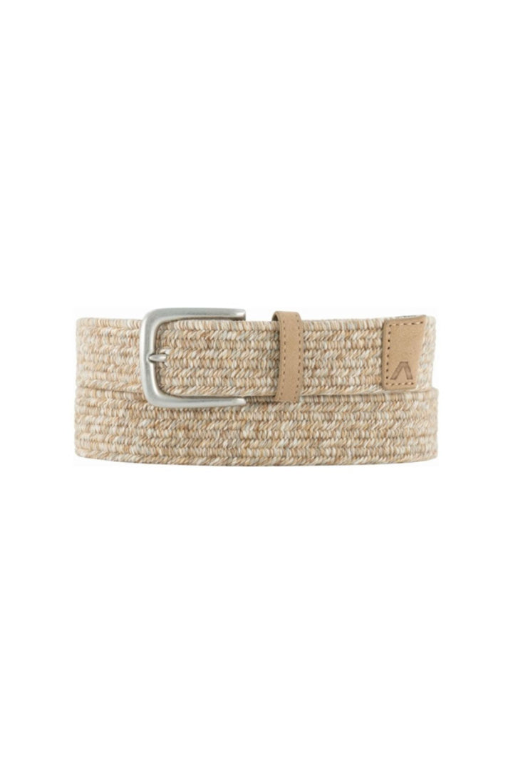 Gevlochten riem in beige kleur