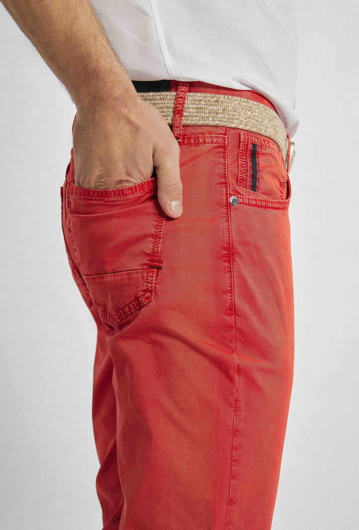 Braided belt in beige color