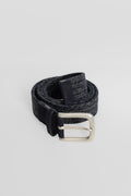 Geflochtener Stretchgürtel in Navy