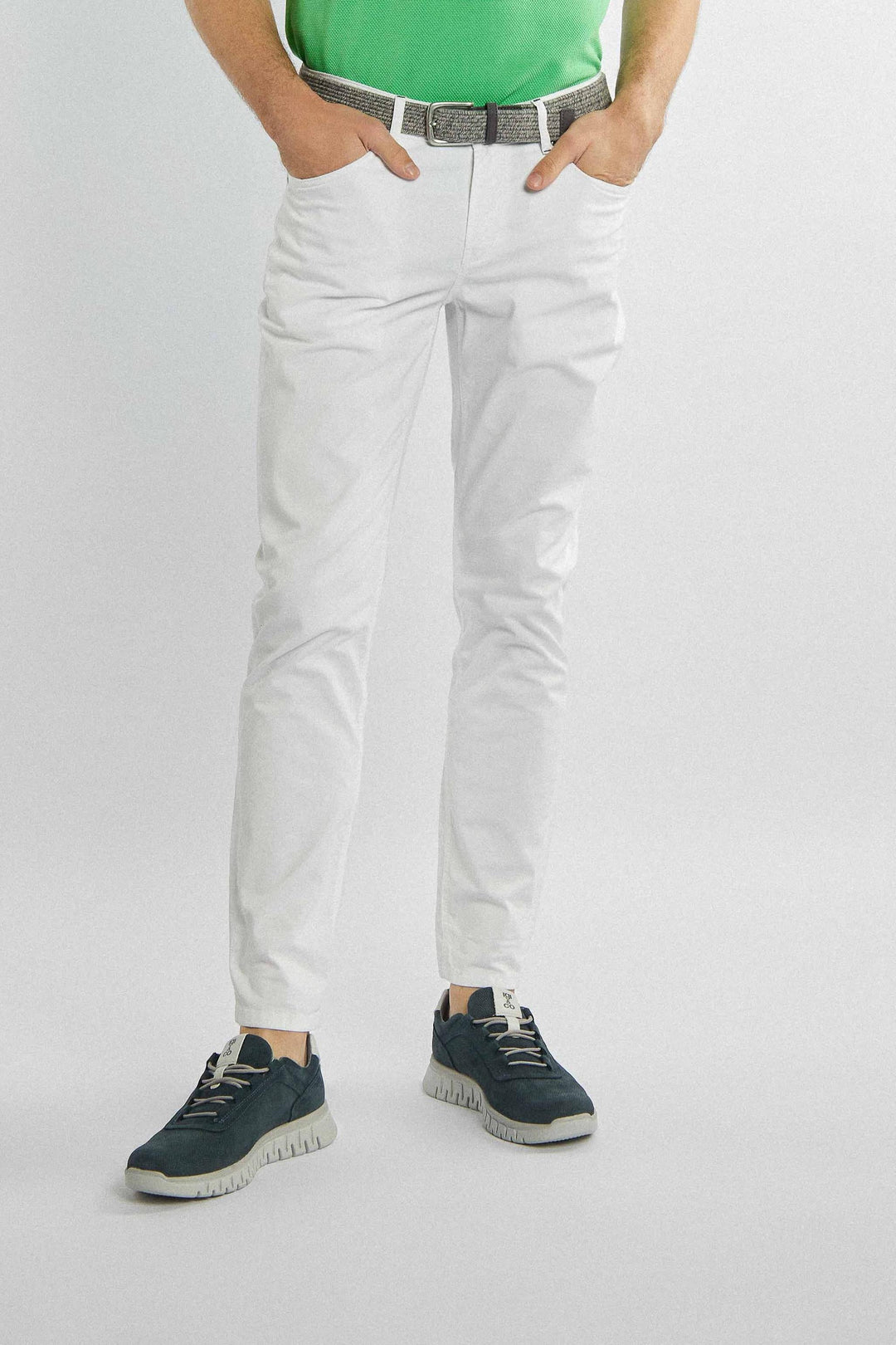 Stylish Woven Belt in Grey