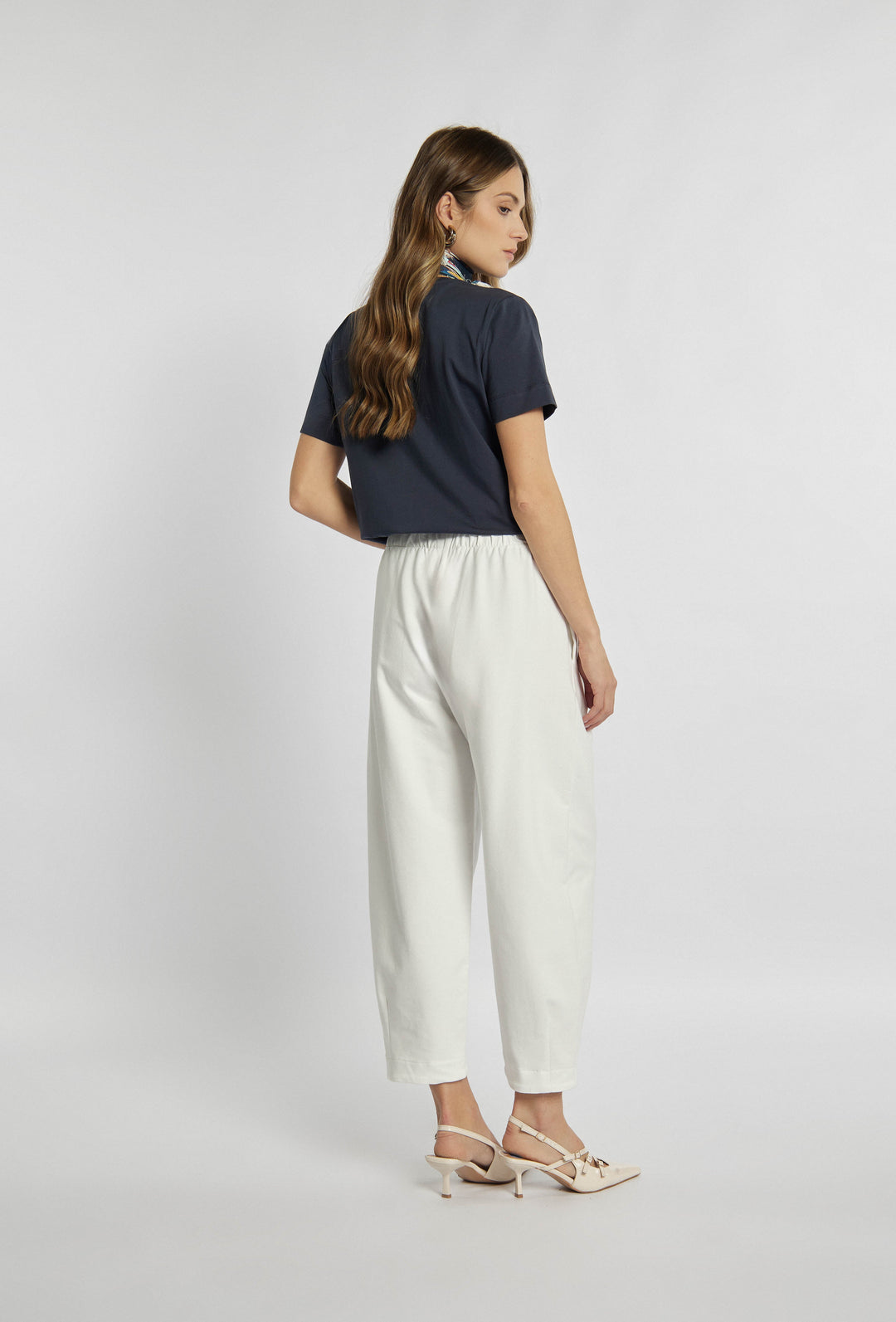 Bequeme Jogginghose in Ecru-Farbe