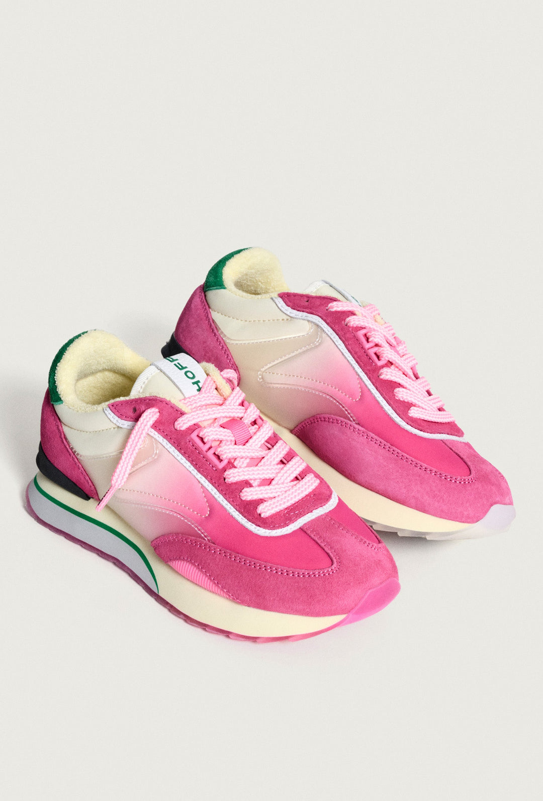 HOFF Pink Trainers with Printed Sole
