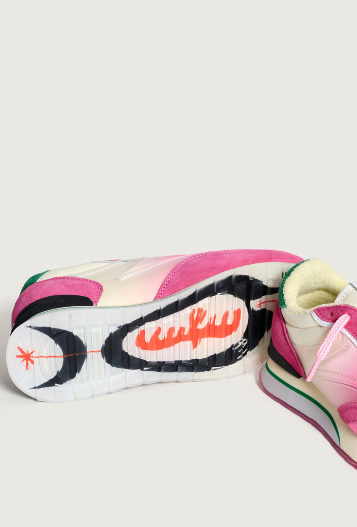 HOFF Pink Trainers with Printed Sole