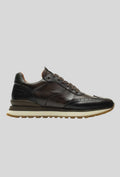 Ambitious Men's Brown Leather Trainers