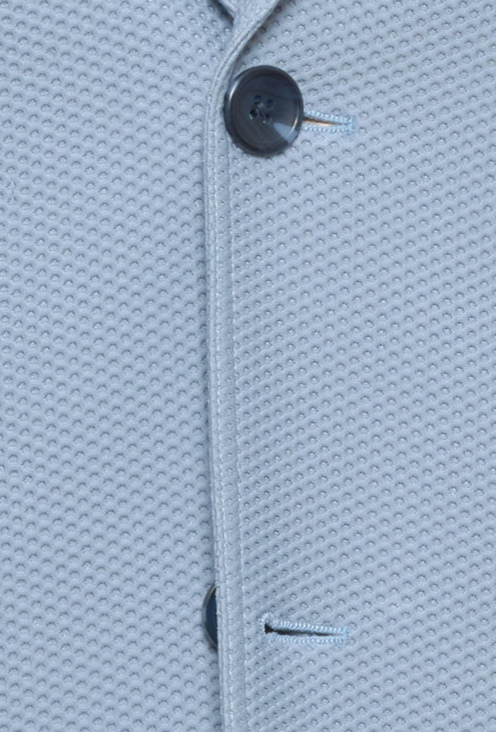Men's Light Blue Suit Jacket in Fine Textured Cloth