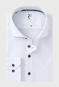 White Shirt with Contrast Detailing
