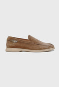 Elegant Brown Suede Loafers