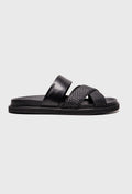 Stylish Solid-Colour Sliders with a Discreet Brand Logo