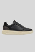 Ambitious Men's Black Leather Trainers