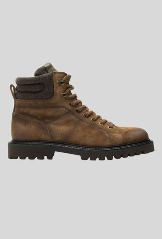 Brown suede Ambitious men's ankle boots