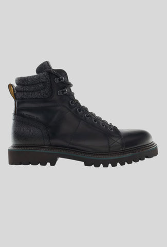 Ambitious Men's Black Leather Ankle Boots
