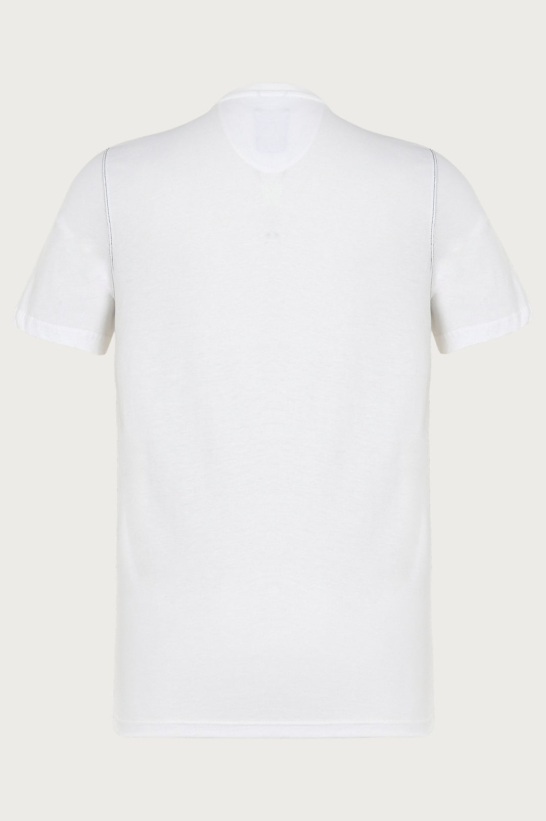 Campione T-shirt in ecru color with stylish prints on the front