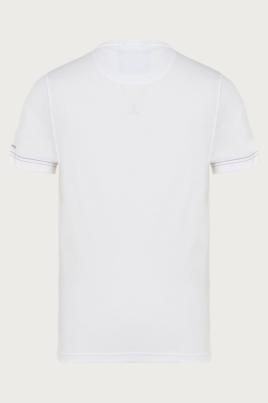 White t-shirt with nautical print