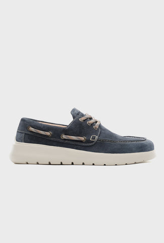 Suede Boat Shoes on a Modern Sports Sole