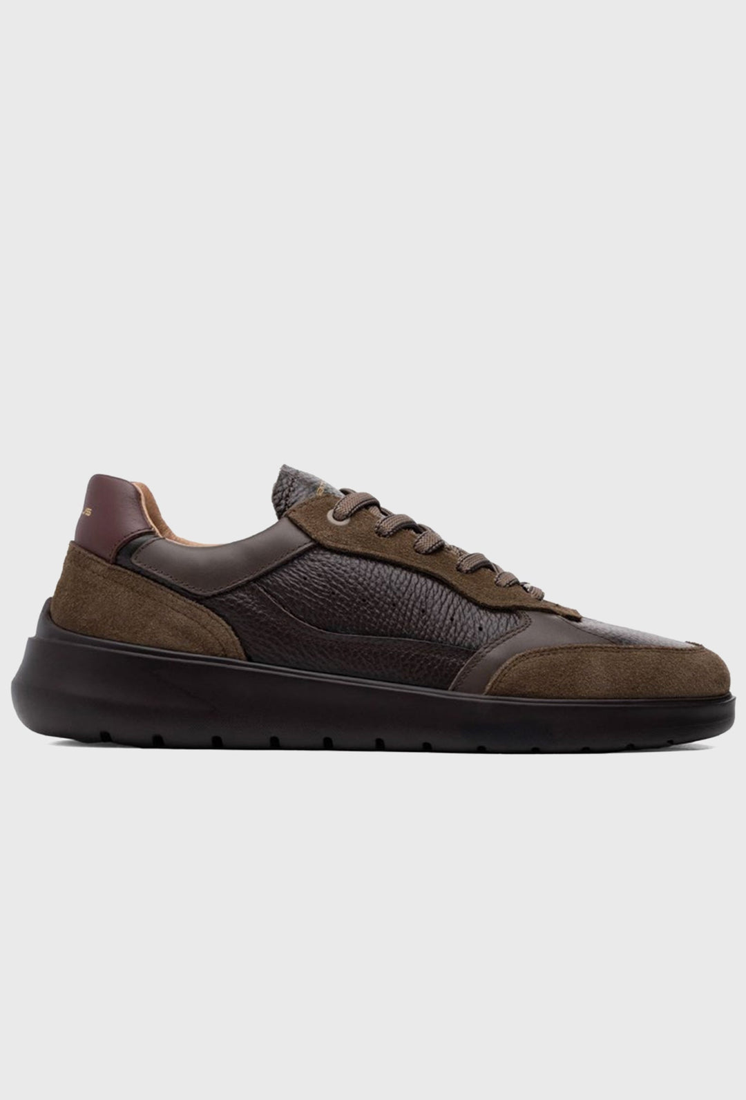 Ambitious Brown Trainers with a Textured Upper