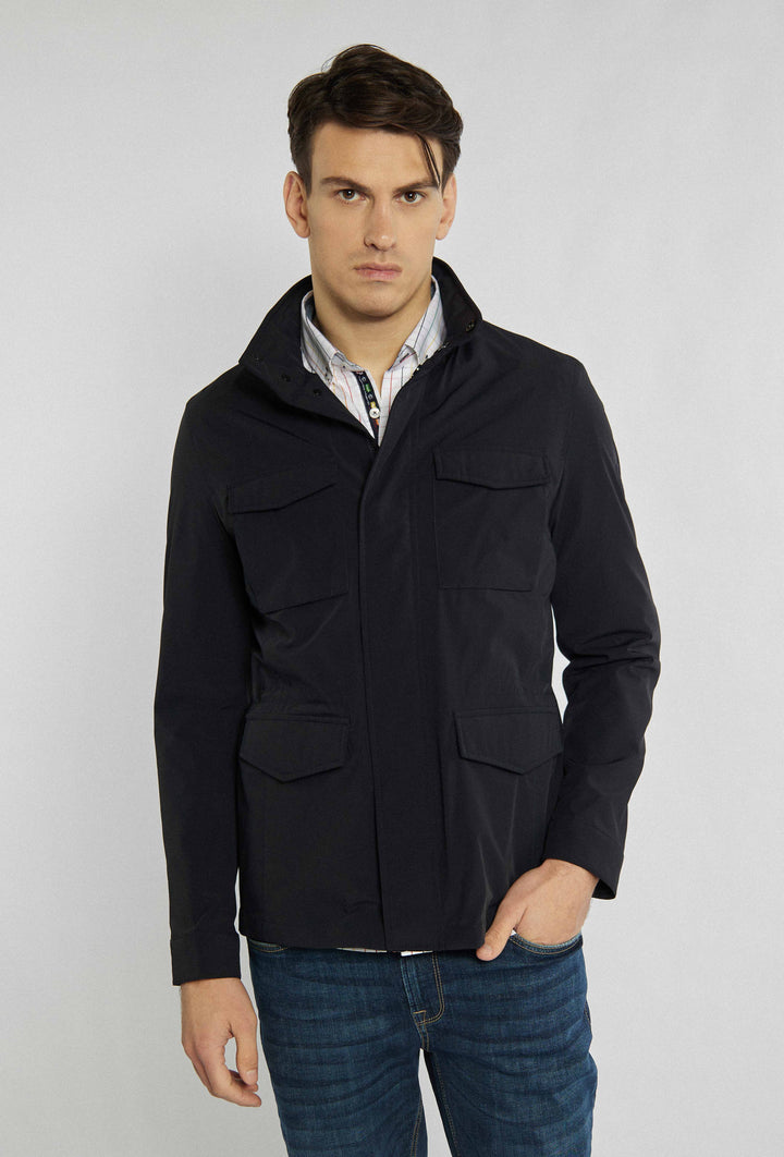 Übergangsjacke mit stylischen Fronttaschen