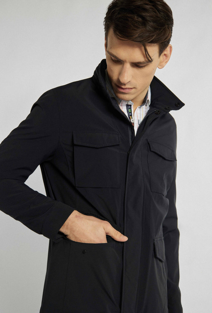 Übergangsjacke mit stylischen Fronttaschen