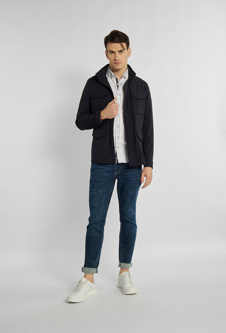 Übergangsjacke mit stylischen Fronttaschen