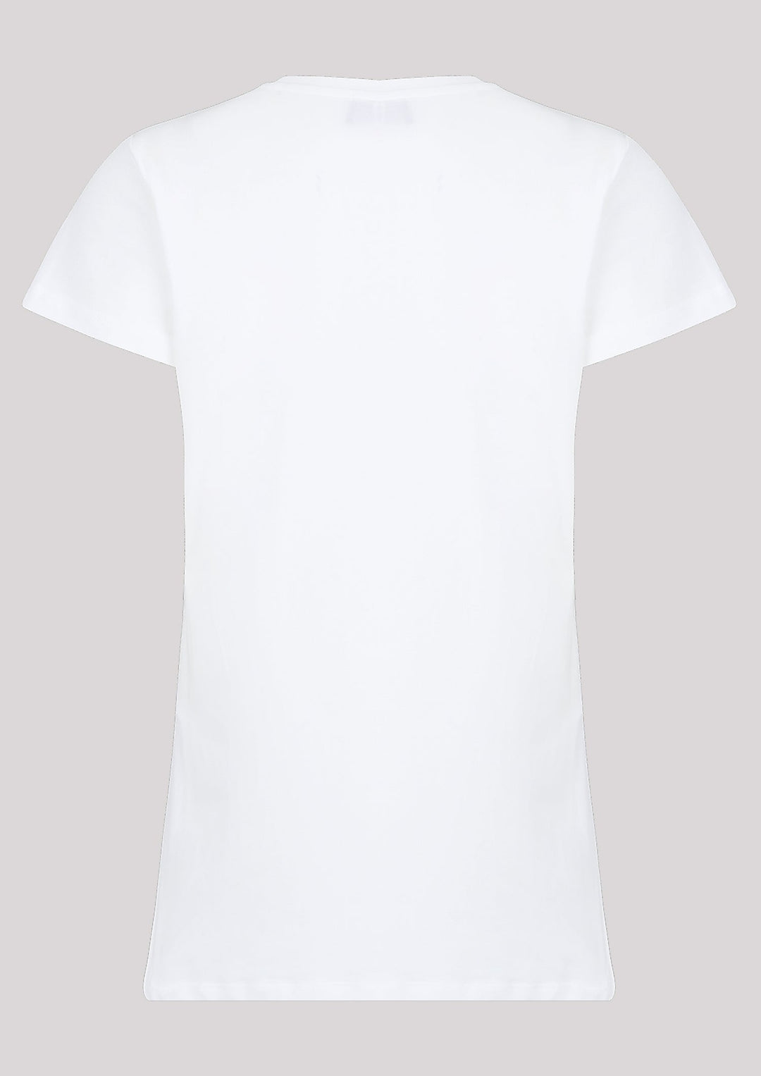 Classic ecru t-shirt with delicate print