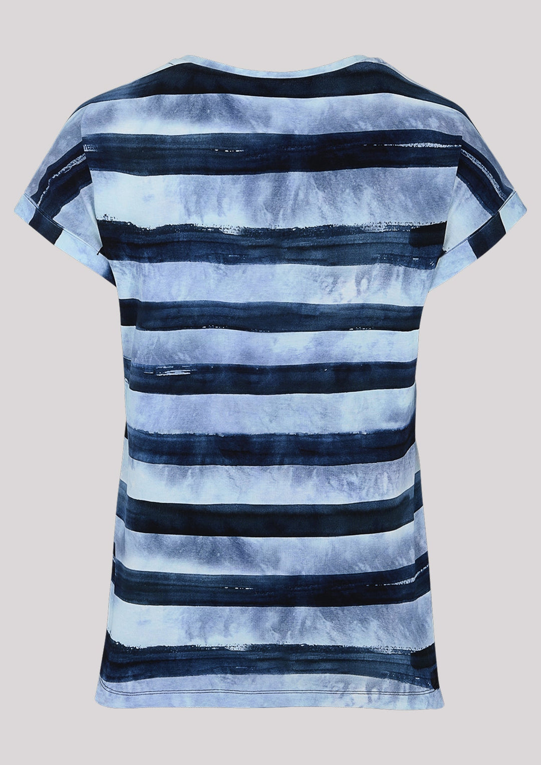 Striped T-shirt with a nautical motif