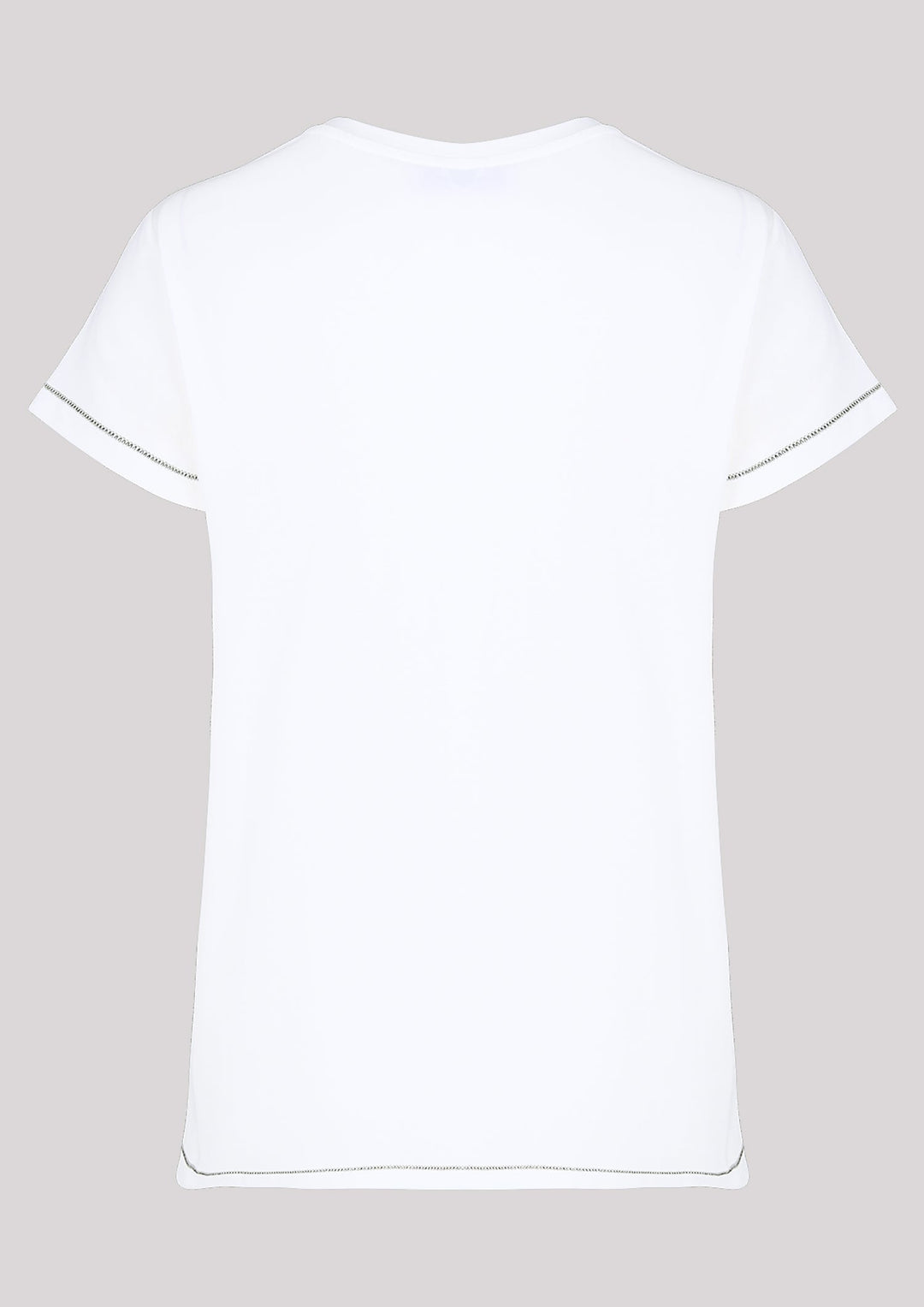 T-shirt in ecru color with safari motif