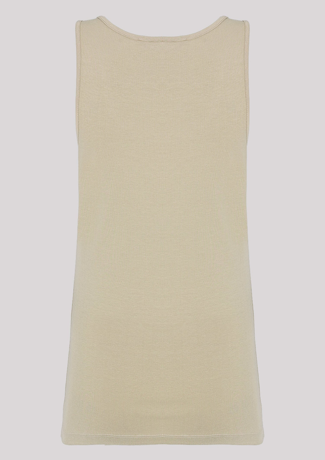 Basic style top in khaki color