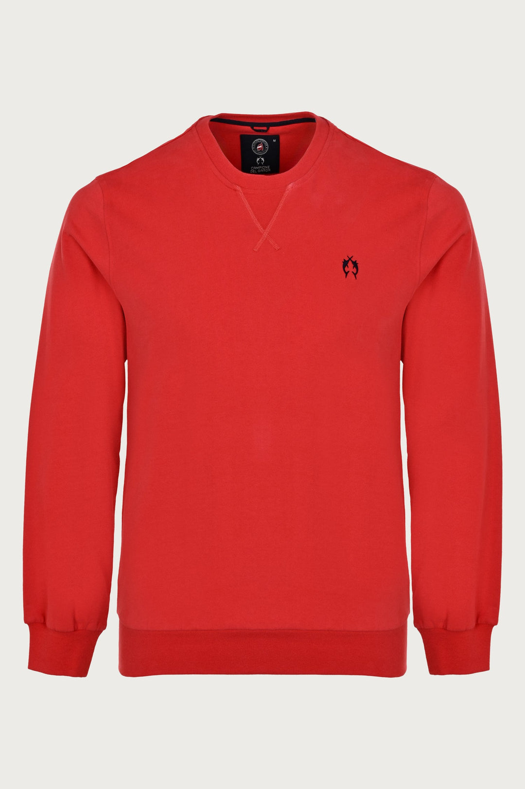 Red straight cut sweatshirt by Campione brand