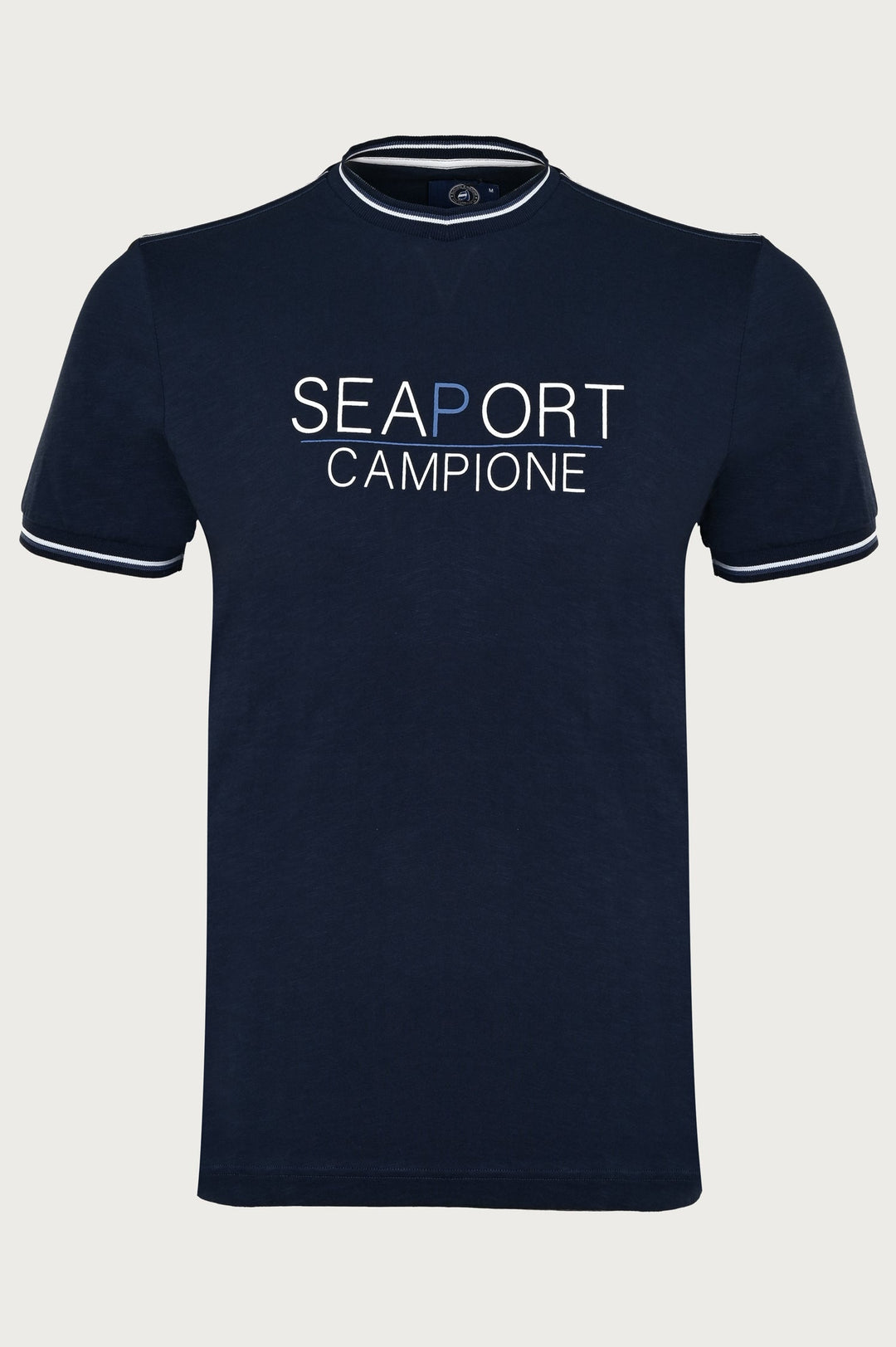 T-shirt in marineblauwe kleur met opdruk