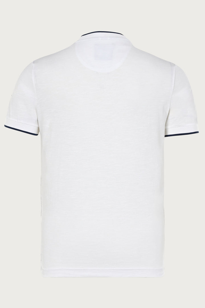 T-shirt in white color with nautical print