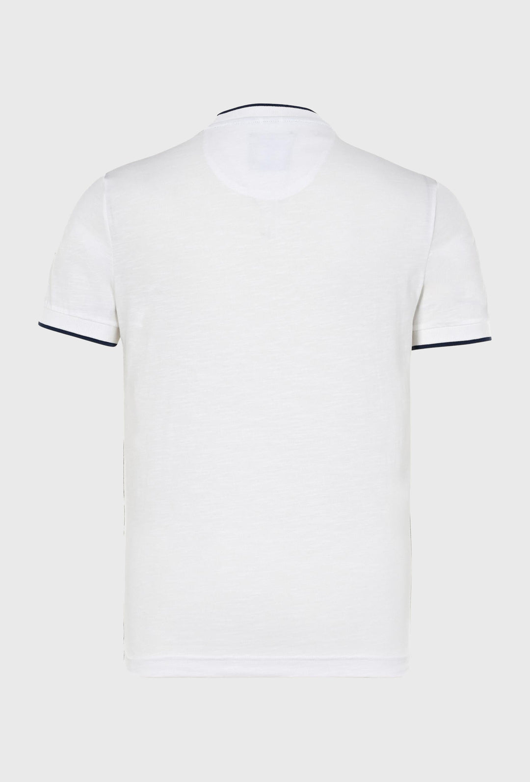 Classic t-shirt in white color with yachting style print