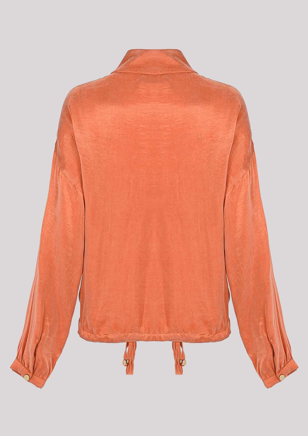 Light, airy sweatshirt in orange color