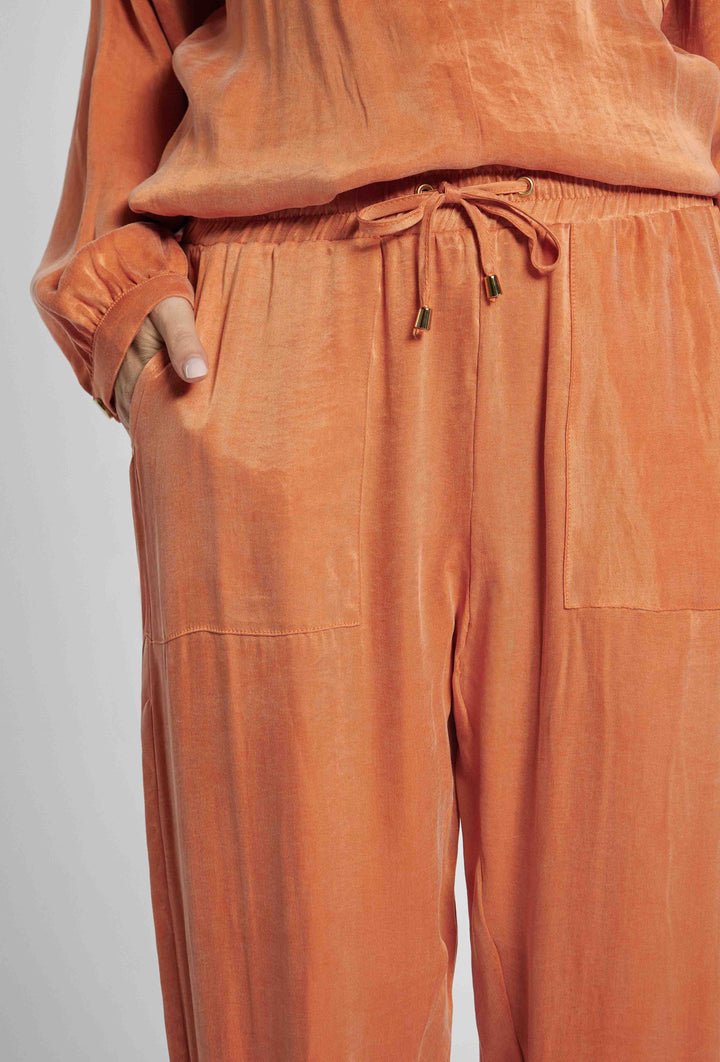 Luftige Hose in Orange