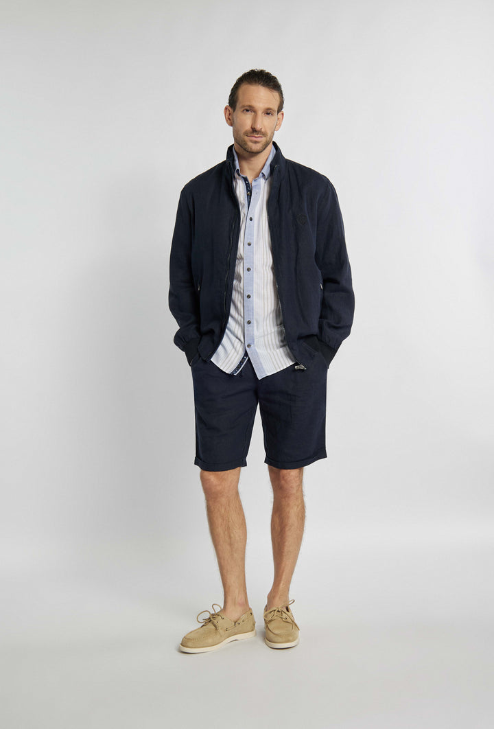 Navy blue drawstring shorts pants