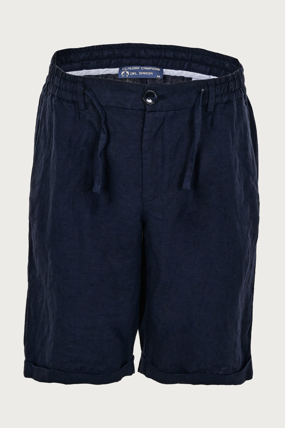 Navy blue drawstring shorts pants