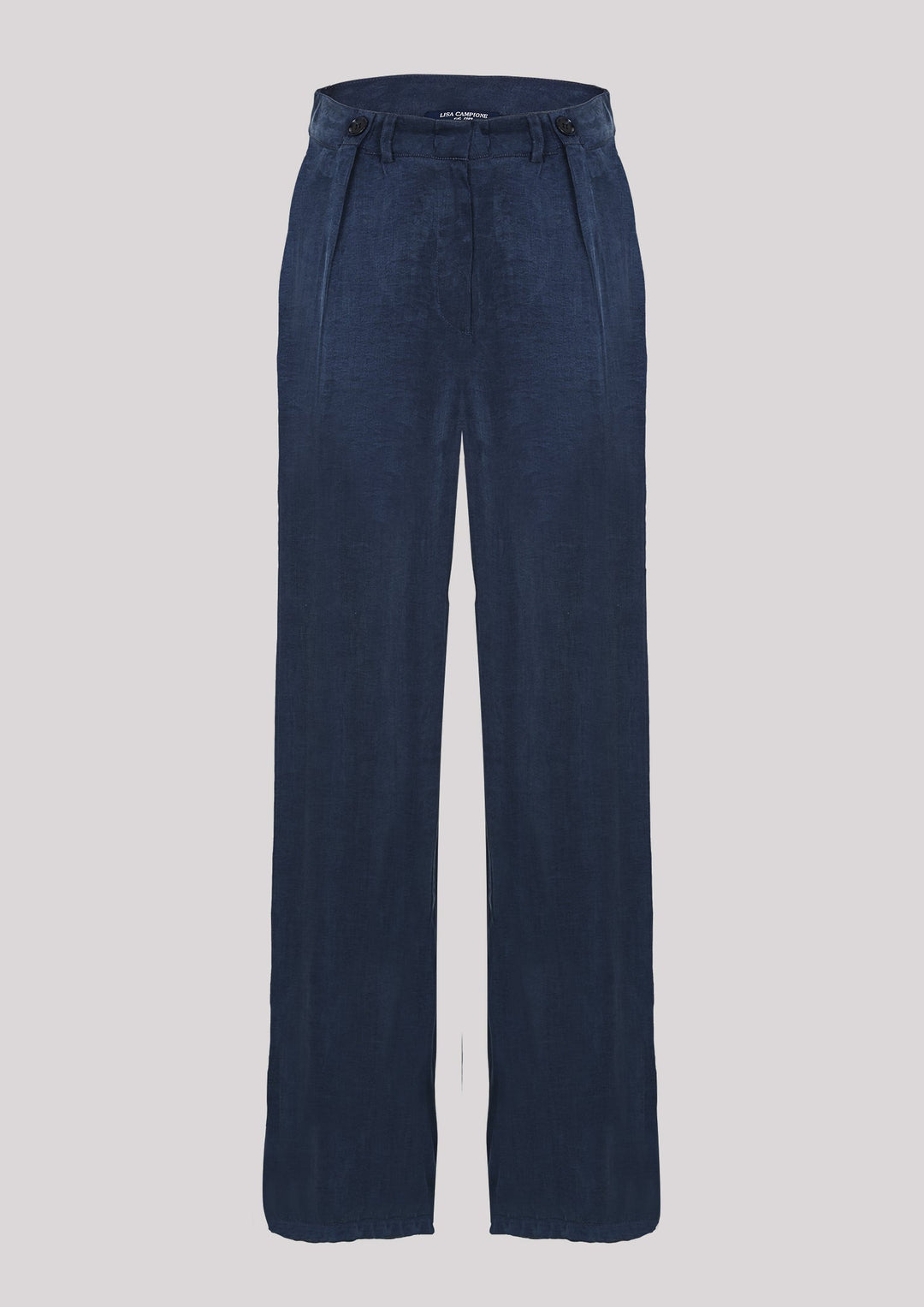 Hose in Marineblau mit geradem Bein