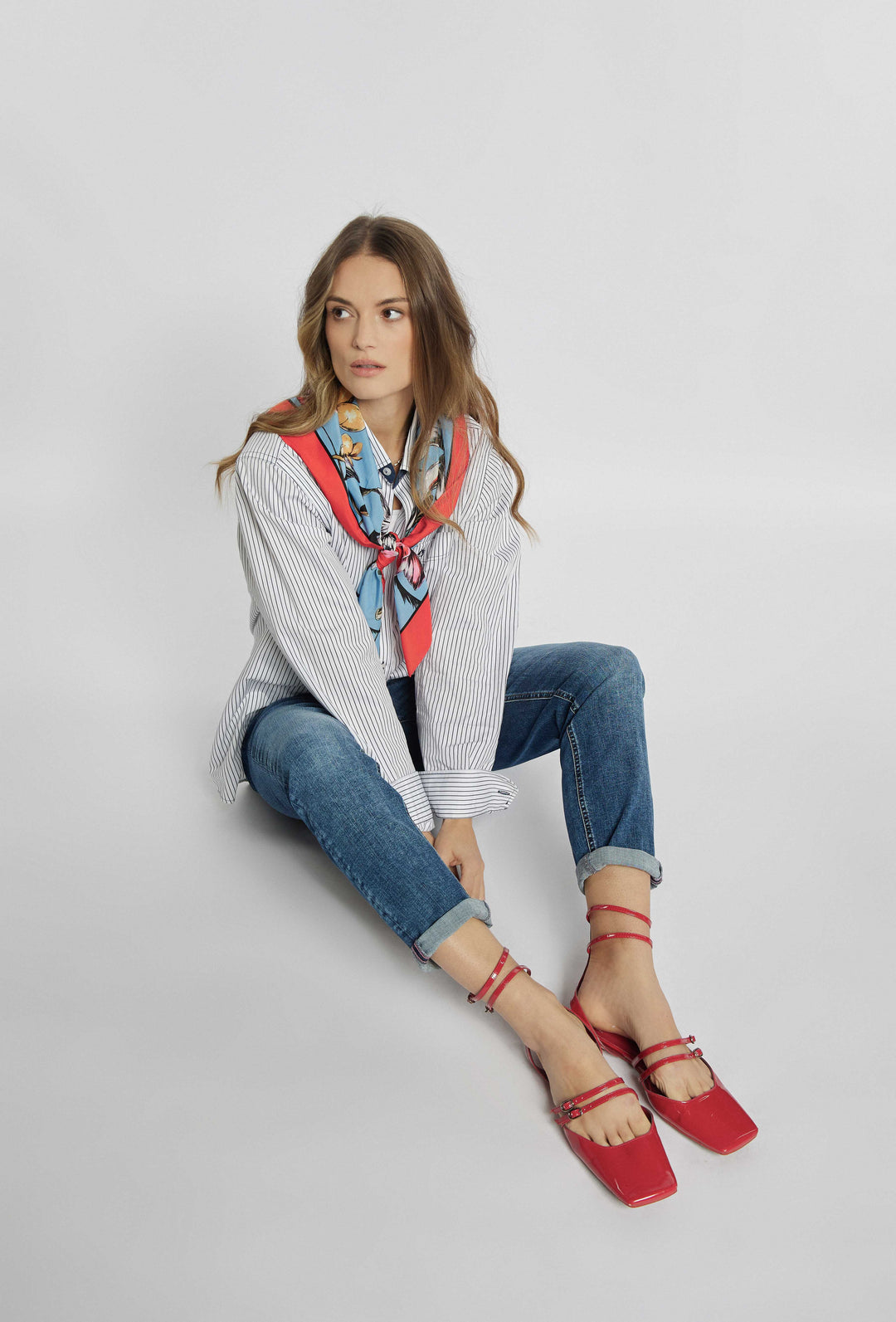 Skinny-Jeans in Marineblau