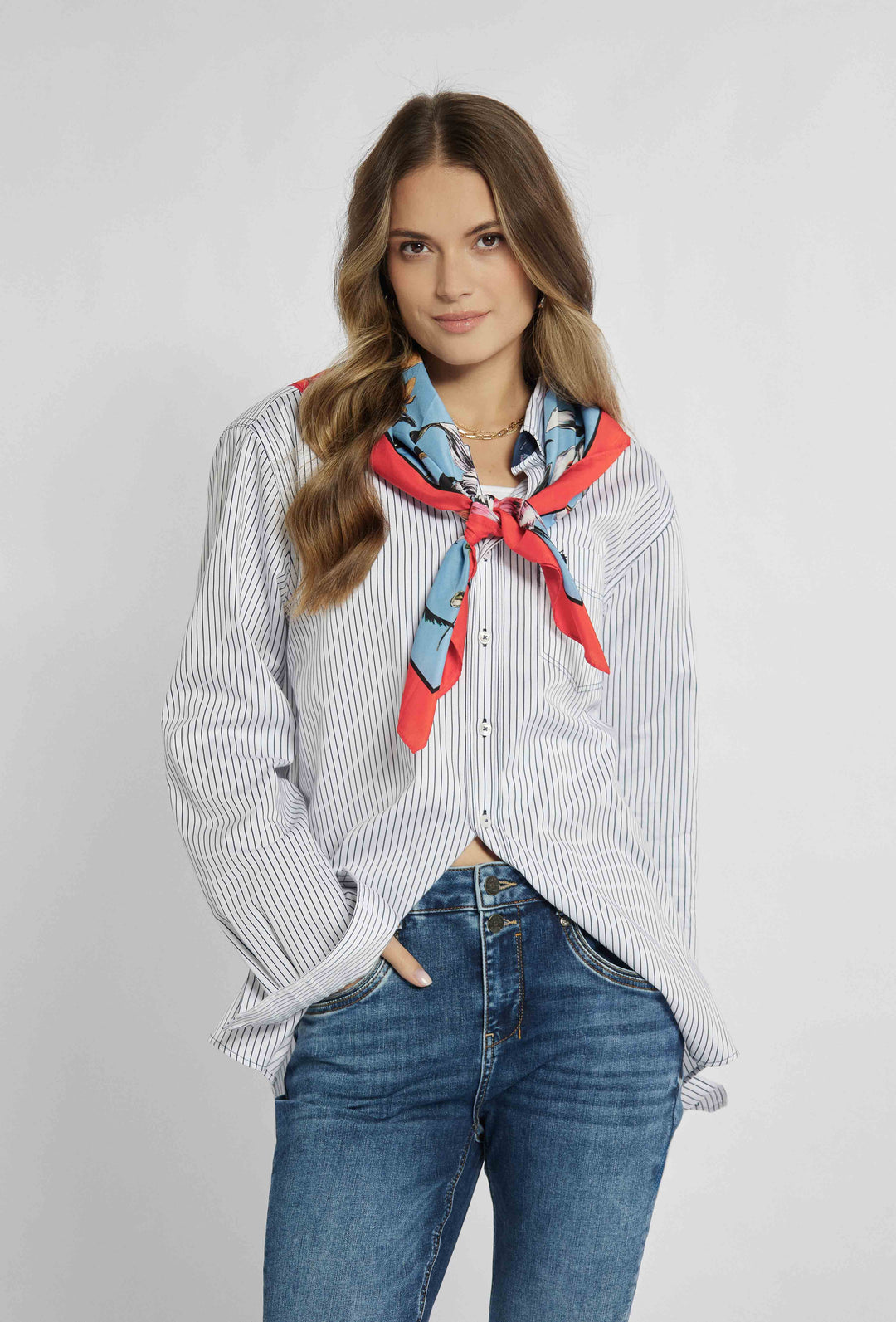 Skinny-Jeans in Marineblau