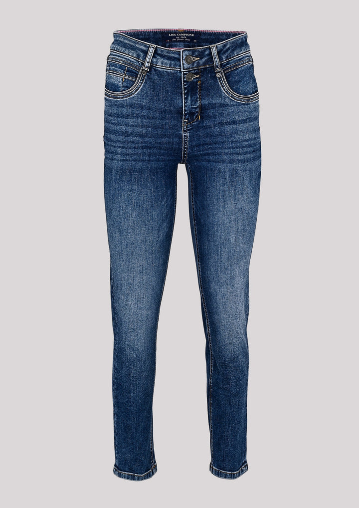 Skinny-Jeans in Marineblau