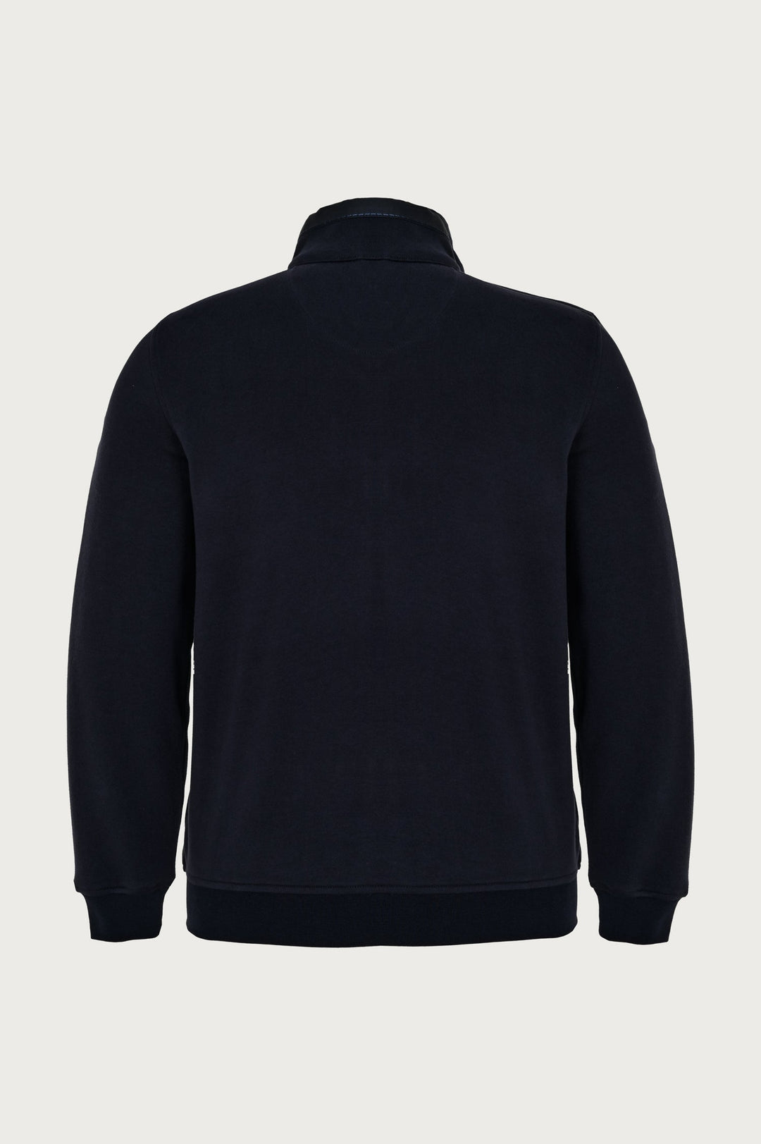 Men's rain jacket with chest pocket, navy blue color