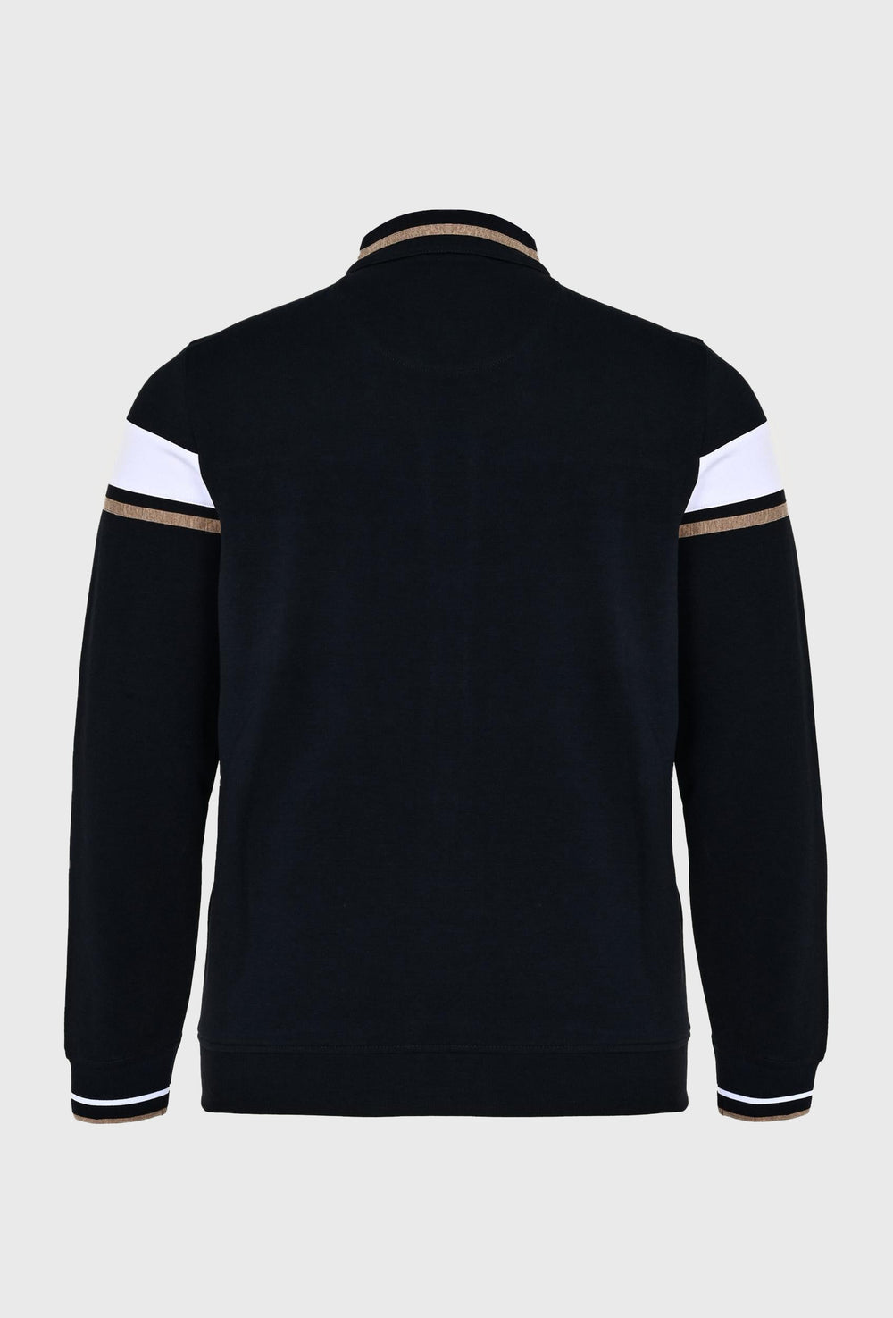 Unbuttoned sweatshirt in navy blue color