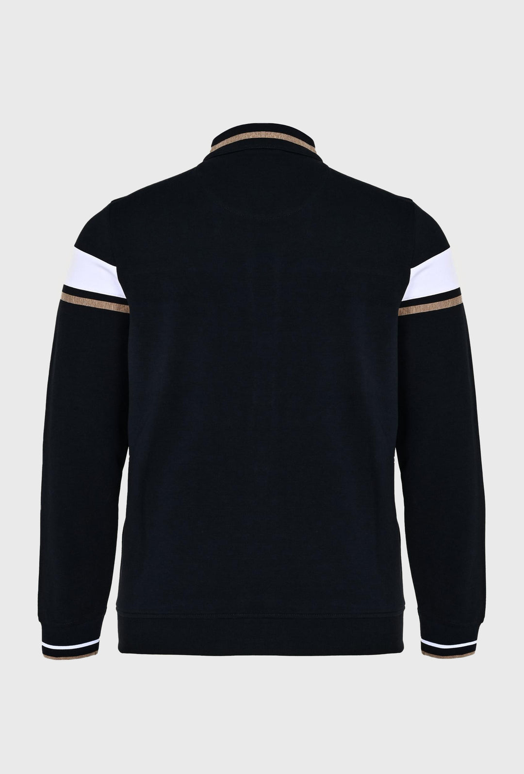 Unbuttoned sweatshirt in navy blue color