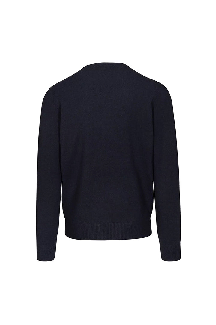 Classic Cashmere Jumper in Dark Navy