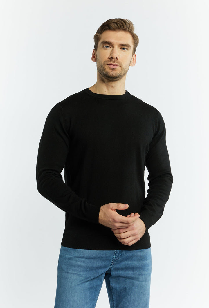 Klassischer Pullover aus Merinowolle