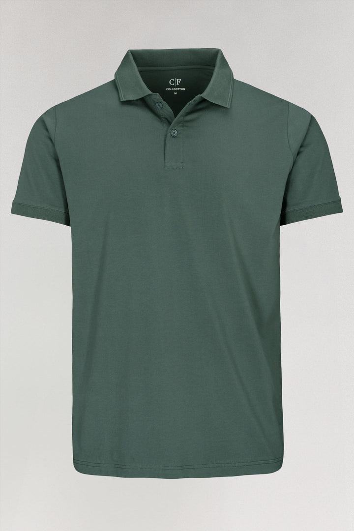 Minimalistisch poloshirt van pima katoen