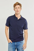 Kurzarm-Poloshirt aus Pima-Baumwolle mit schmalen Ärmeln