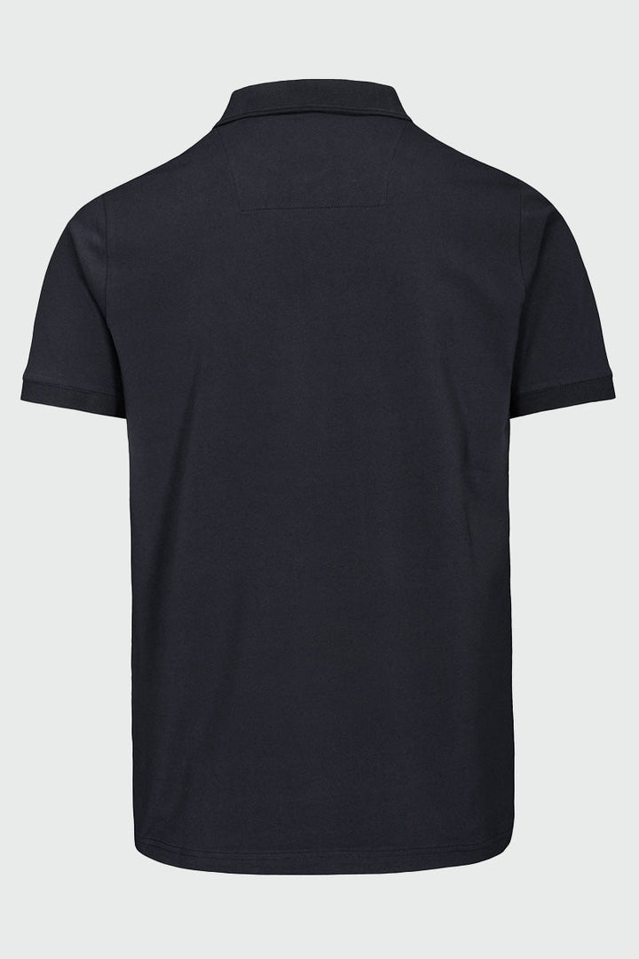 Zwarte effen polo