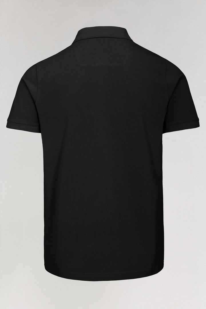 Minimalistisch 1/2 piqué poloshirt