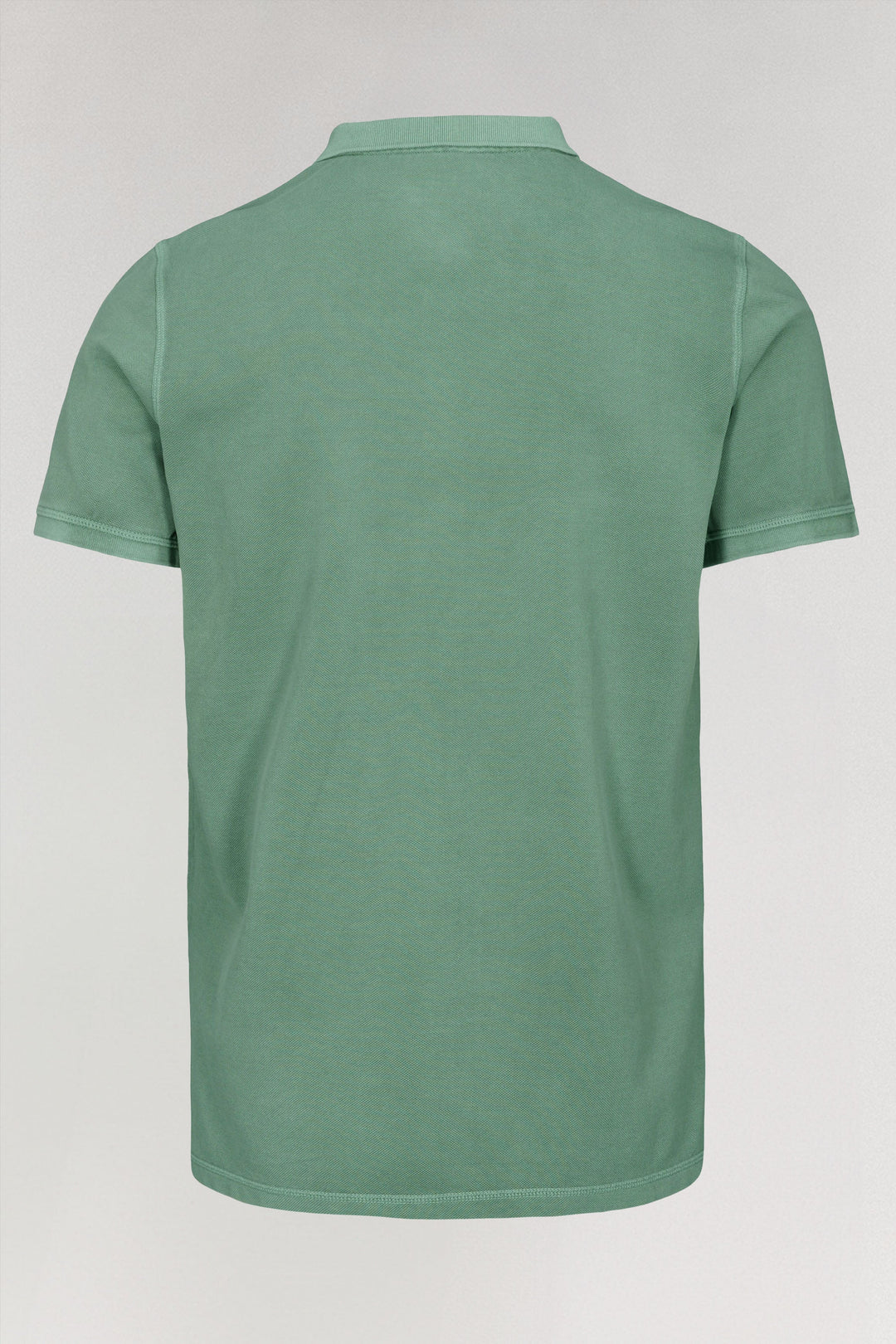 Flaschengrünes Poloshirt